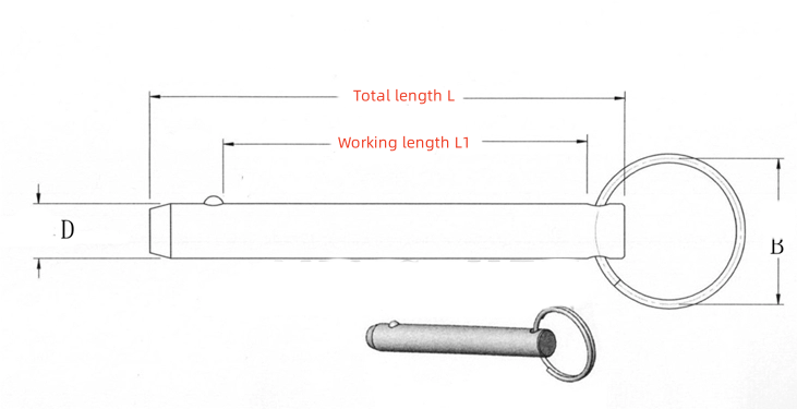 Stainless Steel Quick Release Ball Pin with Durable Spring Pin Design and Corrosion-Resistant Carbon Steel Material