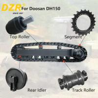 Whole Undercarriage Set  For DOOSAN DH150  All Series Top Track Roller Idler Sprocket Segment  For Undercarriage Spare Parts
