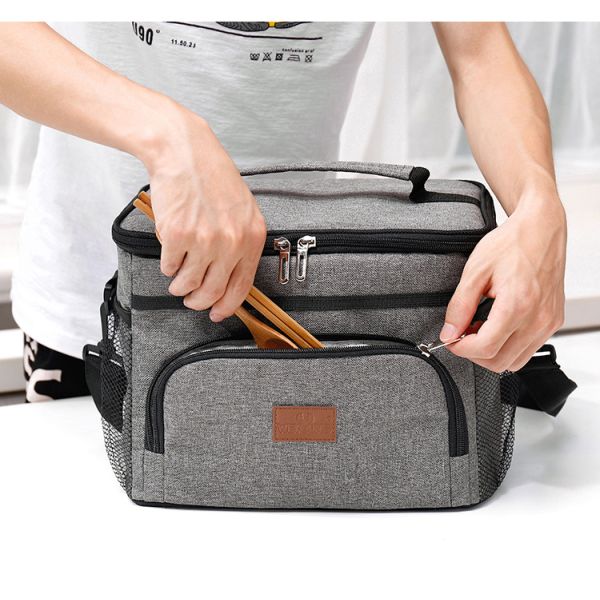 10kgs PEVA Cooler Tote Bag Waterproof Insulated Food 600D Polyester