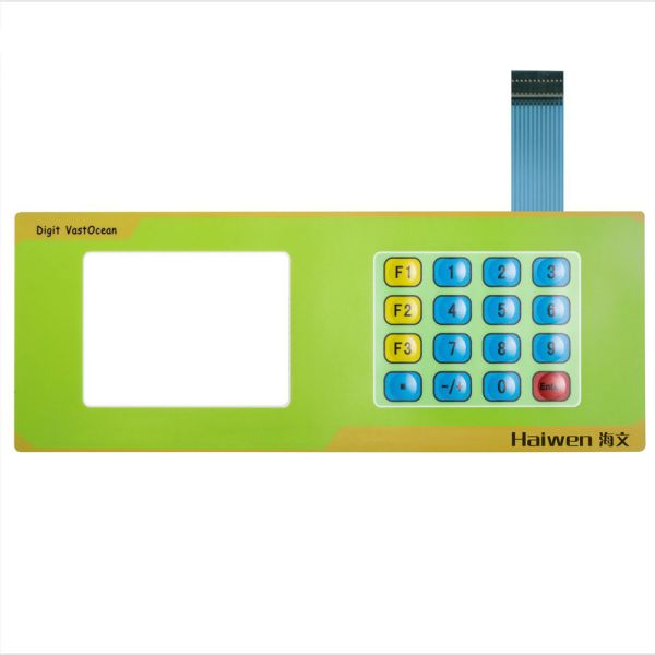 Flexible FPC Backlight Membrane Switch Embedded LED Illuminated Membrane Switch