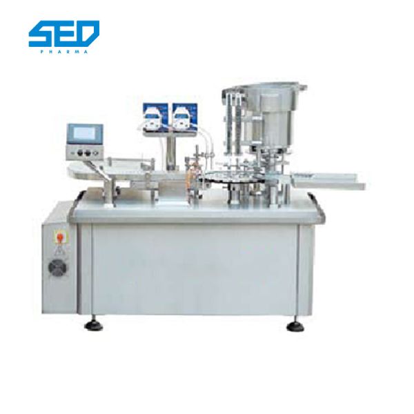 25L/Min High Speed Single Head Vial Filling Machine Stoppering
