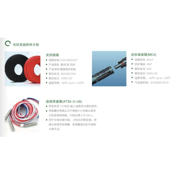 East Photovoltaic Water Pump Supply System, Solar Driven Water Pump Used for Animal Husbandry and Farmland Irrigation