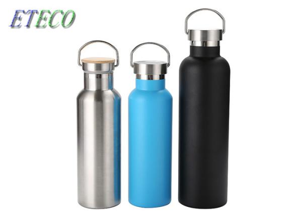 Custom Double Wall Insulated Water Bottle , Reusable Metal Sports Bottle