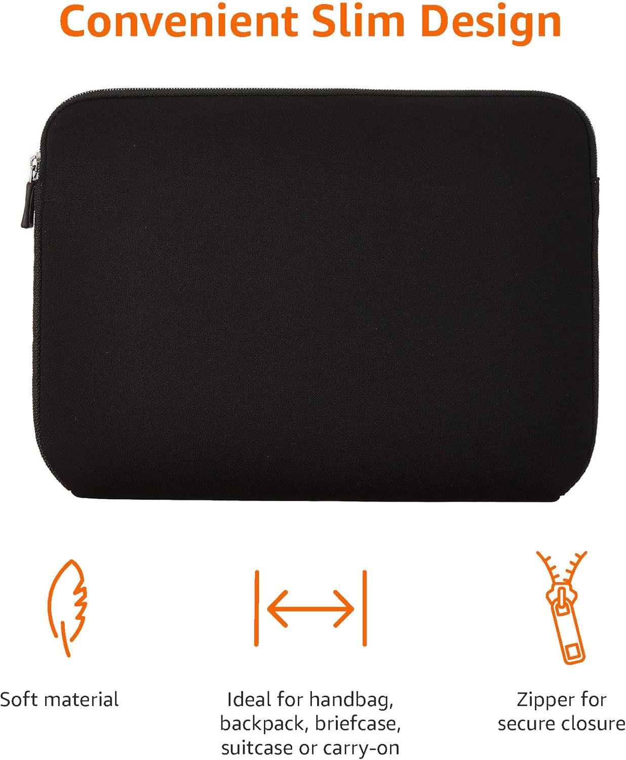 13inch Neoprene Laptop Sleeve Waterproof Material Notebook Protective Cover Laptop Bag LBX0116-2 Wholesale OEM/ODM/Private Label