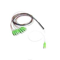 SM optique millimètre de fibre de diviseur de PLC 1×8 avec le tube en acier et la veste de LSZH