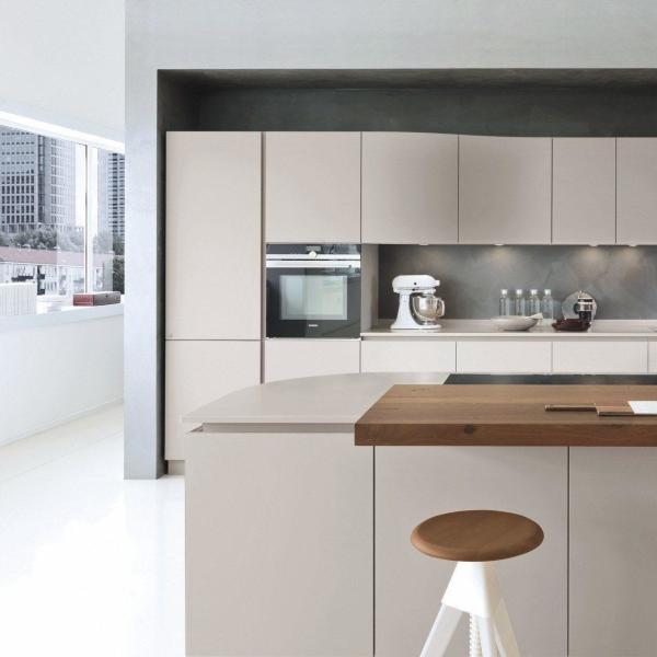 Promotion Luxury U Shape Handleless Kitchen Cabinet Set Modern Kitchen Cabinet Villa Melamine Kitchen Cabinet