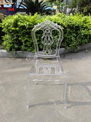Foldable Hotels Banquet Resin Chiavari Chair Transparent Plastic Princess Chair