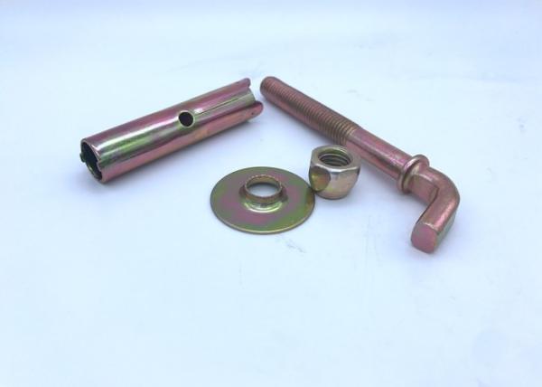 Expansion Sleeve Anchor Half Threaded Open Shield Hooks For Water Heaters Yellow Zinc Color