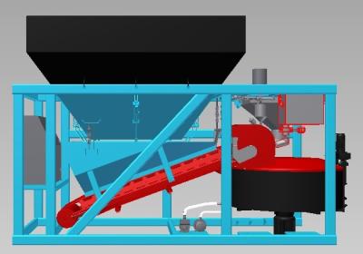 Industrial 40 M³/H Asphalt Concrete Batching Plant With Outlet Belt Conveyor