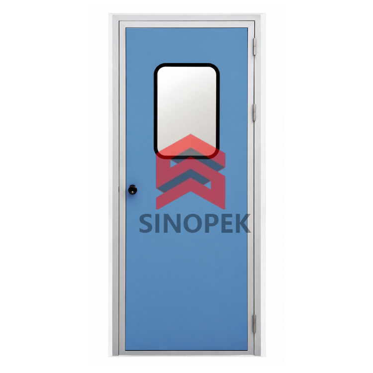 Aluminum Alloy Frame Melamine Sealed Cleanroom Door | Scratch-Resistant & Hygienic