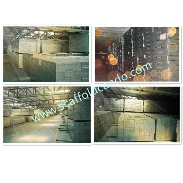 Pre-galvanized scaffolding steel plank, steel board 225mm with 38mm height with 2000mm 3000mm 4000mm length EN12811