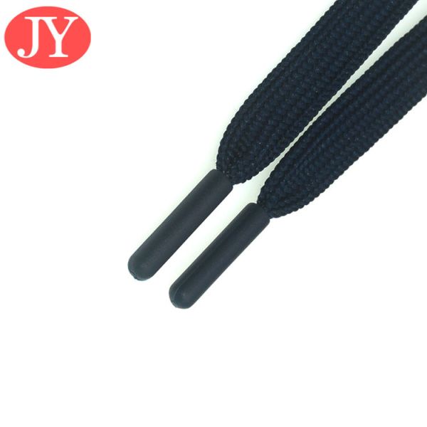 Jiayanag Phthalate Free White color blue aglet stripe plastic TPU soft rubber aglets
