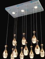 Customizable Entryway Chandelier Bowling Ball-Shaped Post Modern Crystal Chandelier Aluminium Small Pendant Light Decorations for Home Staircase Lights