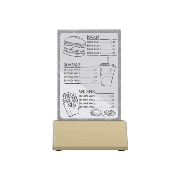 KTV Bar Commercial Phone Charging Station Menu Power Bank Aluminum Shell