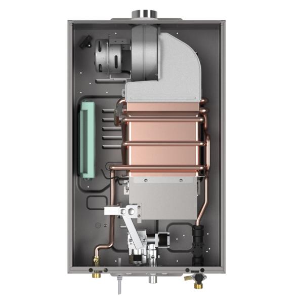16L Camping Natural Gas Water Heater LPG Gaz Geyser Copper Heat Exchanger for Household Use
