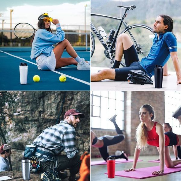 Shaker Bottle With Wire Whisk Protein Shaker Bottle For Protein Mixes Stainless Steel Large Metal Shaker Bottle 25oz 739ml