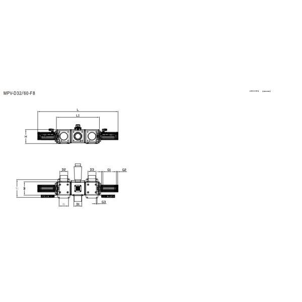 Клапан переключения MPV-D вакуума Высоко-подачи пневматический сделал из материала глинозема