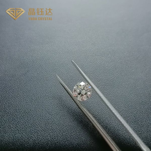 Cvd и округлая форма цвета диамантов DEF Hpht свободной выросли лабораторией, который