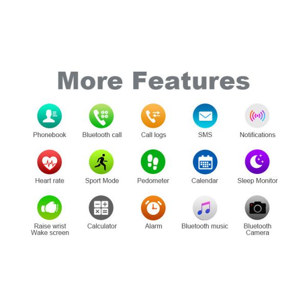 спорт 1.96inch 240*282 TFT умный наблюдает контроль сна кислорода крови кровяного давления