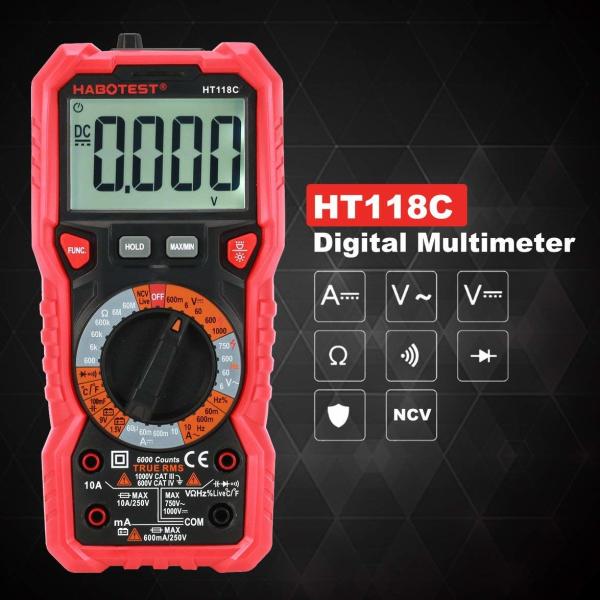 analog multimeter specifications With probe to measure voltage Temperature Capacitance Resistance Hz