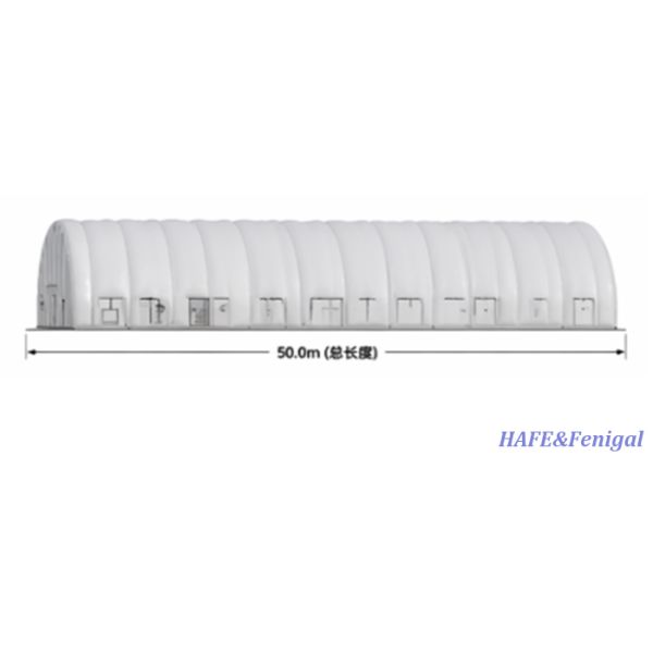 Large 30m x 50m Inflatable Air Tent with High Wind Resistance for Events and Exhibitions
