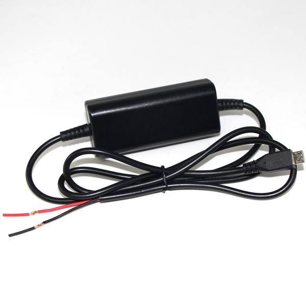 Micro USB to Bare Wire 5V to 9V 12V Step-Up Converter Cable
