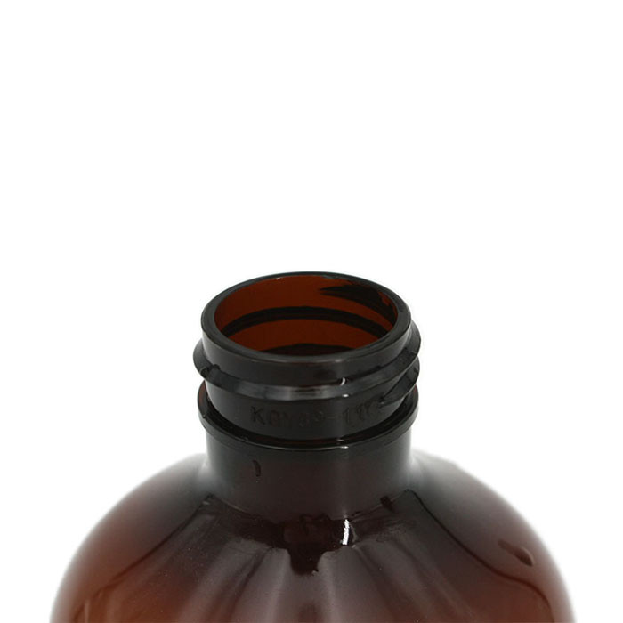 бутылка шампуня 121mm 280ml 480ml прозрачная янтарная