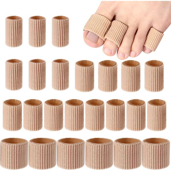 Silicone Gel Toe Tube Cushion Non-toxic Corn Protection for Fingers and Toes Sleeves