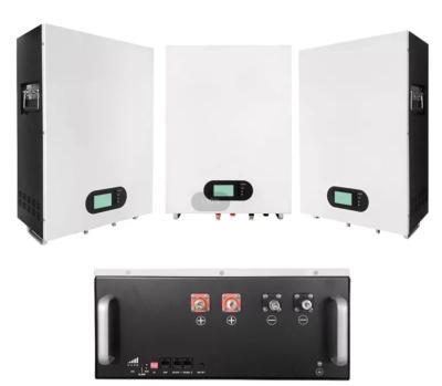 Powerwall Hybrid Grid Solar System 48V LiFePO4 Lithium Ion Battery 7.2KWh