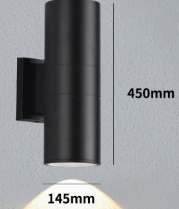 Modern Cylinder Outdoor Wall Lamp with COB for Porch Corridor & Garden