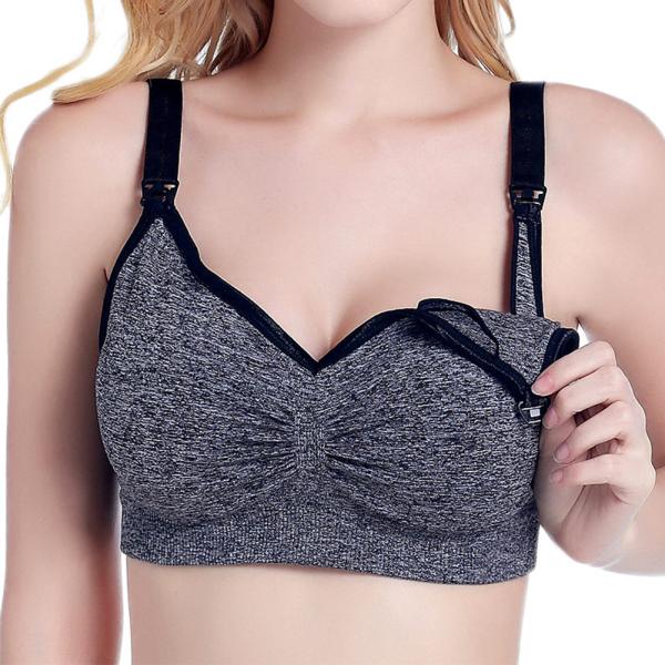 7 Days Sample Order Support Solid Pattern Type Push Up Nursing Bra for Breathable Wear