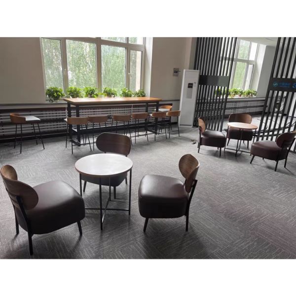 New Arrival Modern Commercial Restaurant Furniture Dining Table and Chairs for Cafe Fast Food Shop