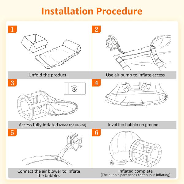 Партия на открытом воздухе Бульба-бунт-хаус Коммерческая надувная палатка Бульба-хаус