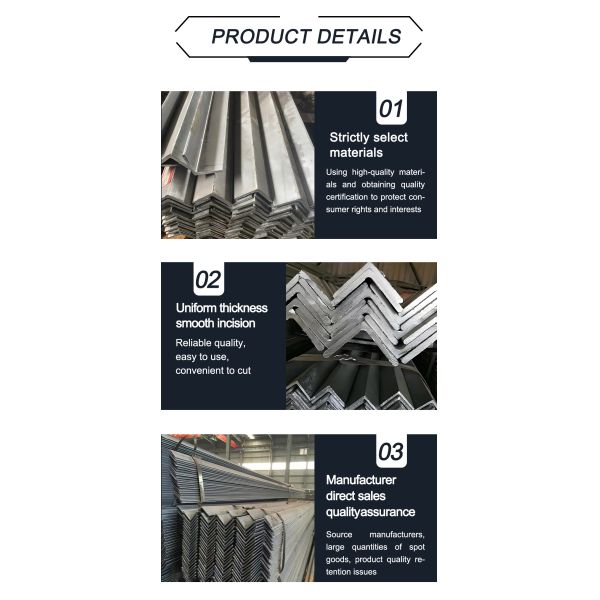 38x38mm Equal Structural Steel Profiles Powder Coated Slotted Angle Steel Bars