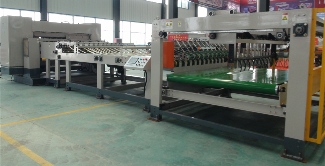 Automatic 2 Ply Corrugated Cardboard Machine Production Line 1 Year Warranty