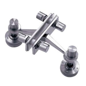 SUS304 SUS316 Stainless Steel Glass Spider Fittings Anti Corrosion Glass Wall