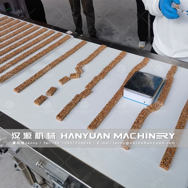 Food Grade Stainless Steel Cereal Bar Production Line Advanced Automated