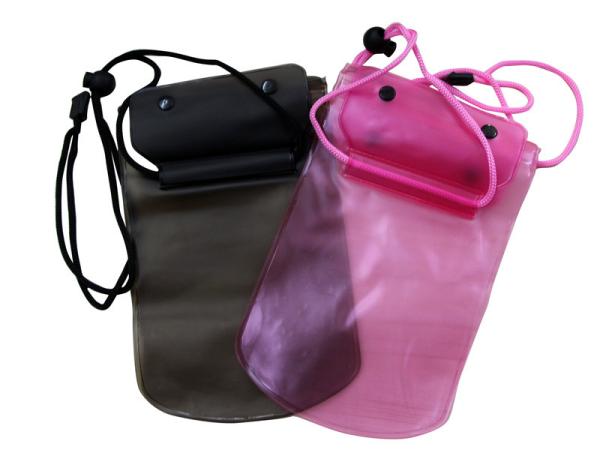 50C Transparent Waterproof cell phone bag adjust rope for swimming
