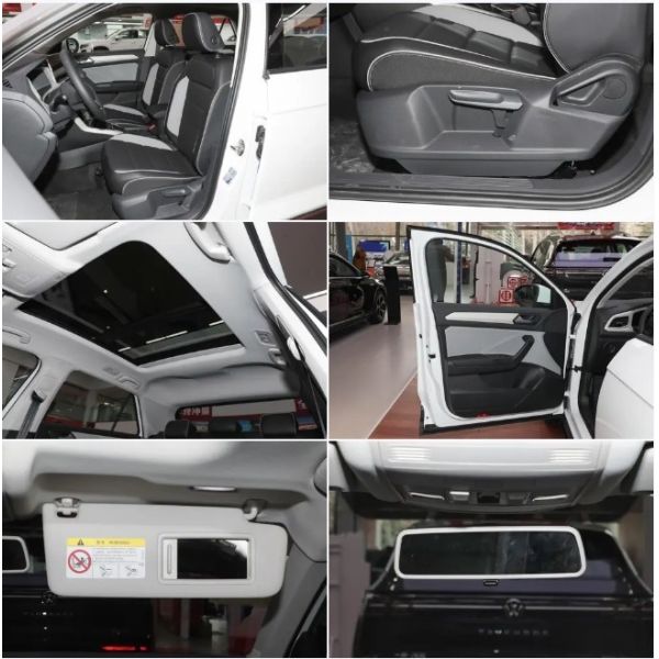 2026 VW T-ROC Two-wheel Drive Gas Petrol Automatic SUV New Car Leather Electric Features Starlight Version Black Light Pack