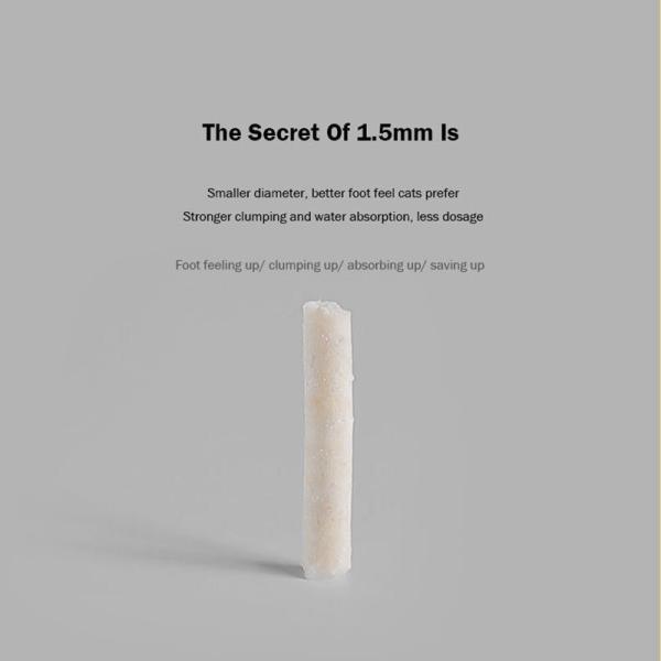 Ultra Absorbent Tofu Cat Litter Dust Free Strip Shape Quickly Clumping Odor Control