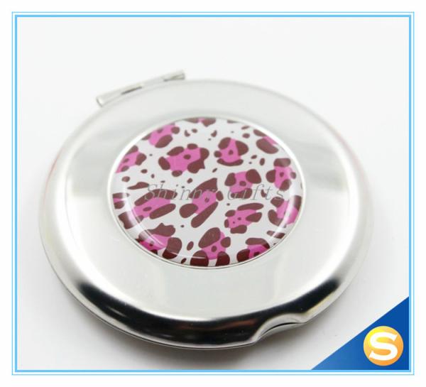 Metal Pocket Mirror Decorative Small Make Up Mirror