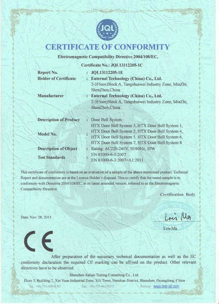Bakue Commerce Co.,Ltd. Сертификации