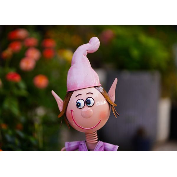 Украшение цветочного горшка украшения сада персонажа из мультфильма металла простое