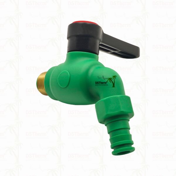 PPR Bibcocks Water Spout Faucet Water Tap Spigot Customized Color 1/2