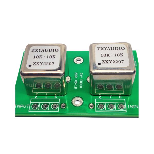 ZXY2207 Laminas Permalloy Audio Transformer 600:600/10K:10K / 600:10K/ 10K:600 Transformador de Isolador de Áudio de Pincel Vertical