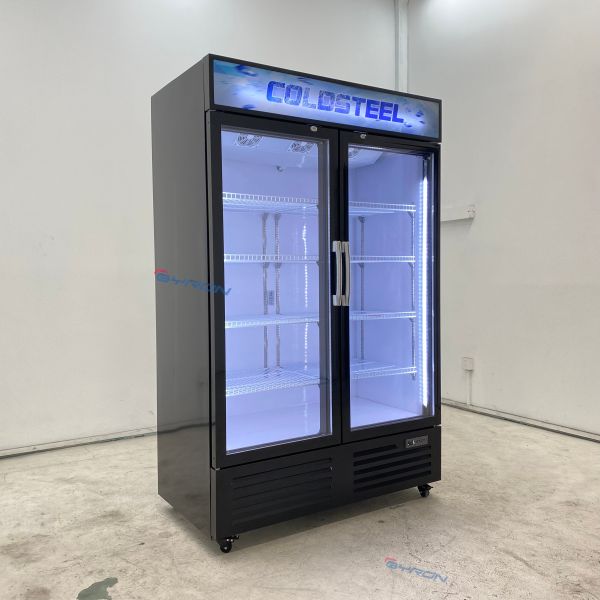 Upright Display Fridge Low Noise Upright Display Freezer For Office