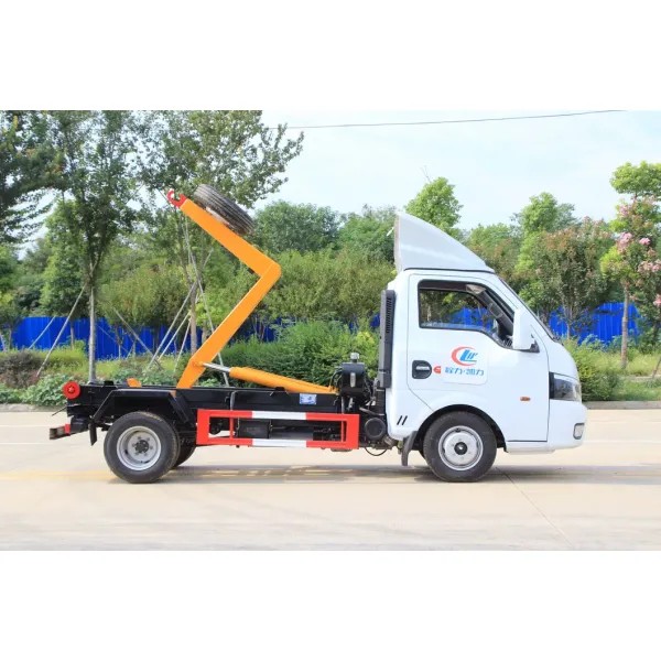 Hook Lift Garbage Truck 4X2 Mini Garbage Truck 4cbm