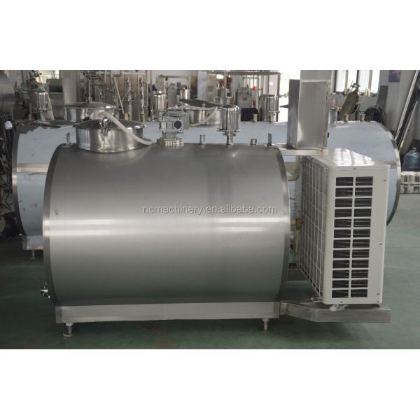 800L Stainless Steel Milk Cold Storage Tank for Industrial and Compressor Processing