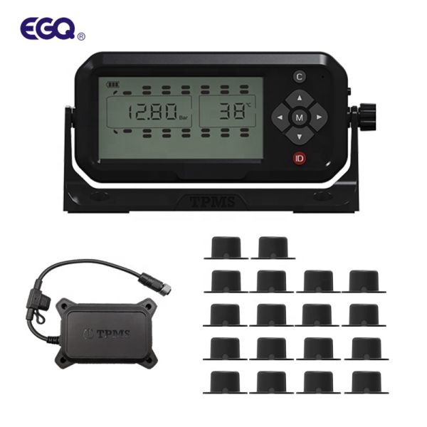 18-wheel adhesive sensor, repeater, receiver tire pressure monitoring system