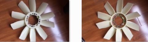 Japanese Truck Parts Engine Cooling Fan Blade / Radiator Fan For ISUZU VC46 6HK1 REWARD OEM 8-97600026-0 8-98073467-0